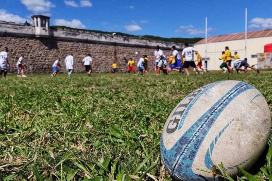 Cuadrangular de rugby en el Penal de Villa las Rosas