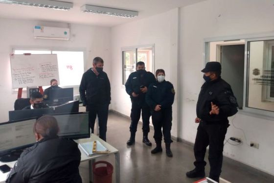 Supervisaron el trabajo policial en el departamento Metán