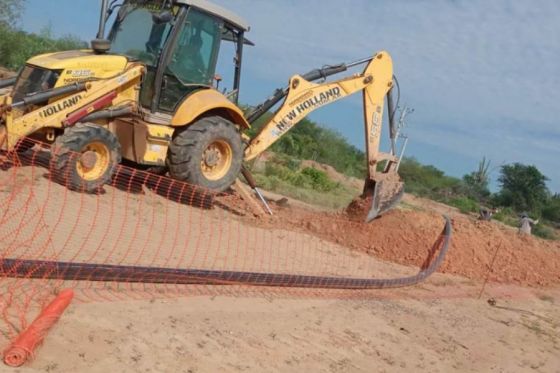 Obras que optimizan el servicio de agua potable en Los Blancos