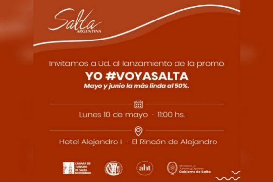 Presentarán la promo “Yo Voy a Salta”