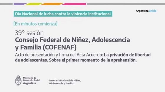 Salta adhirió al acuerdo nacional para la protección de derechos en el ámbito penal juvenil