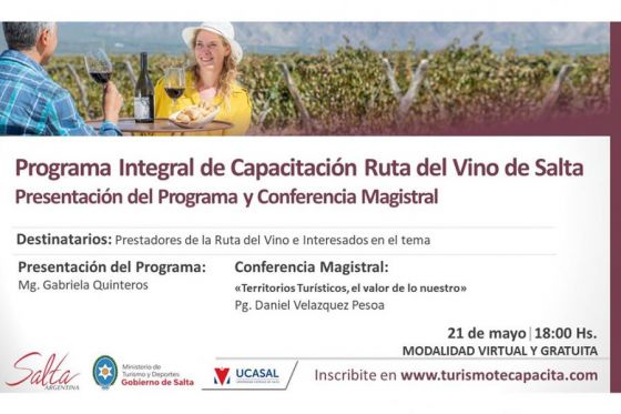 Inicia hoy el Programa de Capacitación Integral Ruta del Vino Salta