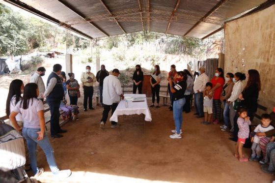 Inauguraron una cosecha de agua en Embarcación que abastecerá a 60 familias