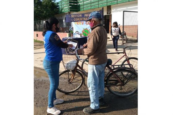 Concientizaron sobre el cumplimiento de las medidas de bioseguridad en el norte provincial