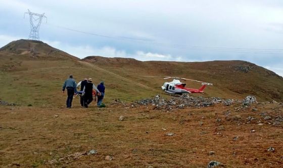 Una evacuación aérea permitió salvar la vida a una mujer con asma severa