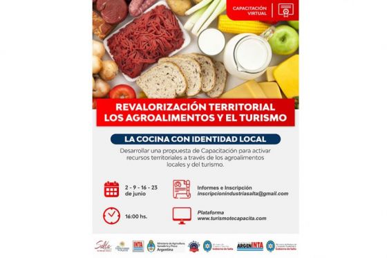 Se realizará una nueva capacitación del proyecto “Identidad y Sabores de mi Salta”