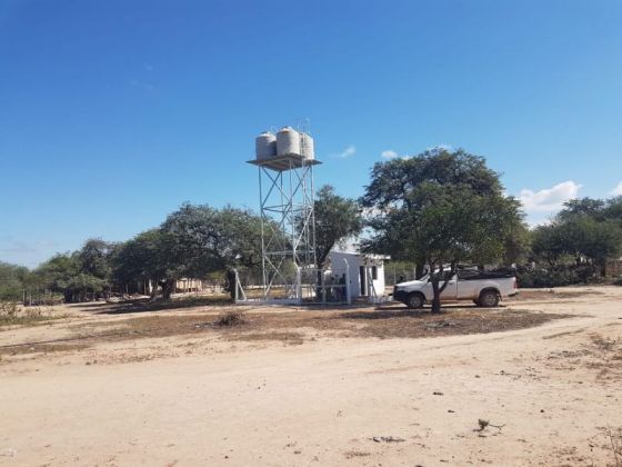 En el paraje Santa Rosa se regularizó el abastecimiento de agua