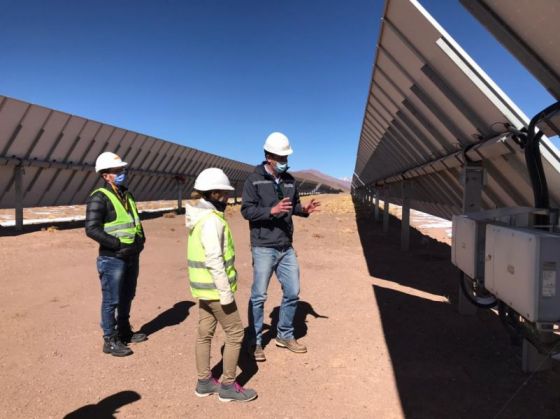 La Secretaria de Minería y Energía visitó la Planta Fotovoltaica La Puna y Altiplano