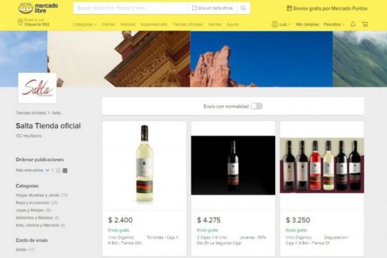 Tienda Salta sigue sumando productos para venta on- line