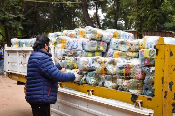 Continúa la entrega de módulos alimentarios focalizados a familias originarias