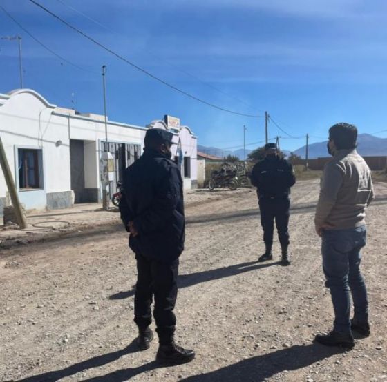 Reunión con autoridades policiales en Payogasta