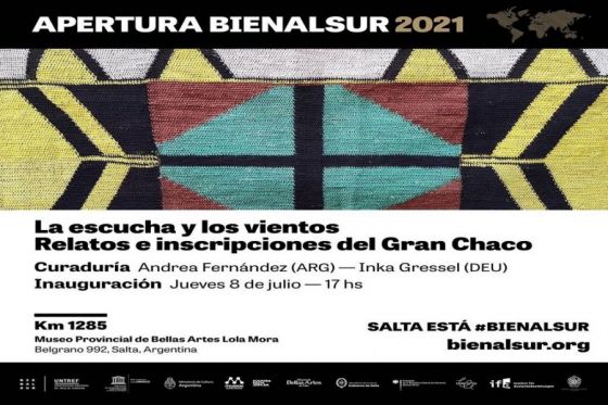 Comienza en el Museo de Bellas Artes de Salta la BIENALSUR 2021