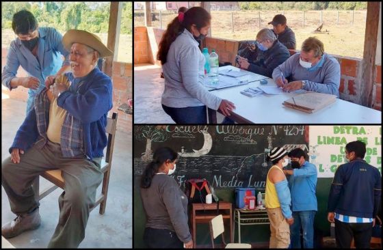 Centros de vacunación COVID-19 del interior de la provincia habilitados hoy