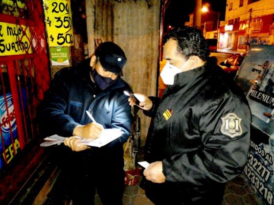 La Policía labró más de 200 actas por infracciones a las medidas de seguridad sanitaria