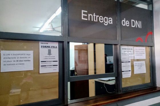 Registro Civil: hay 5800 DNI y más de 100 pasaportes sin retirar