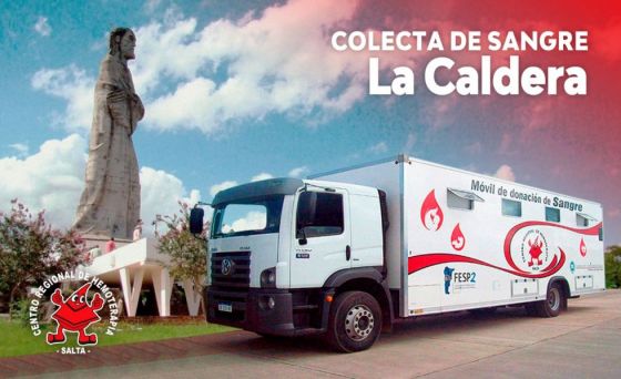 Hoy se recibirán donaciones de sangre en La Caldera