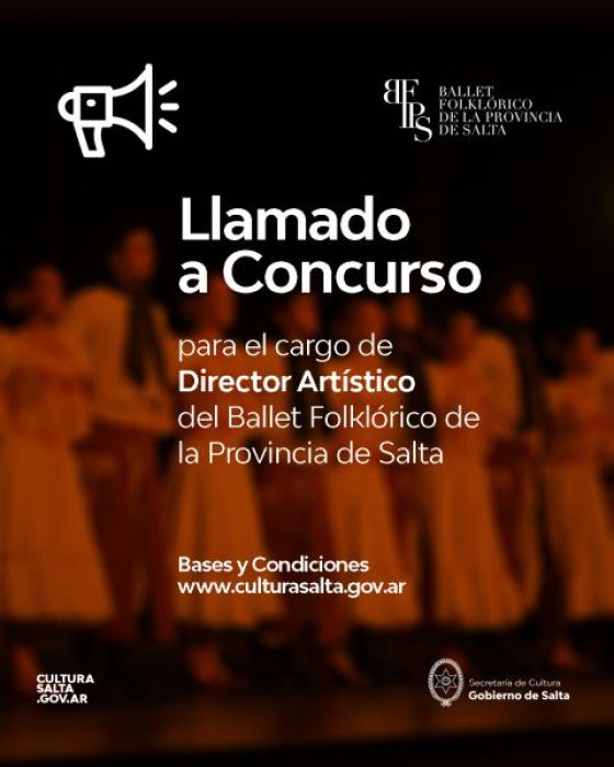 Nómina de jurados para la Cobertura del Cargo de Director Artístico del Ballet Folklórico de la Provincia