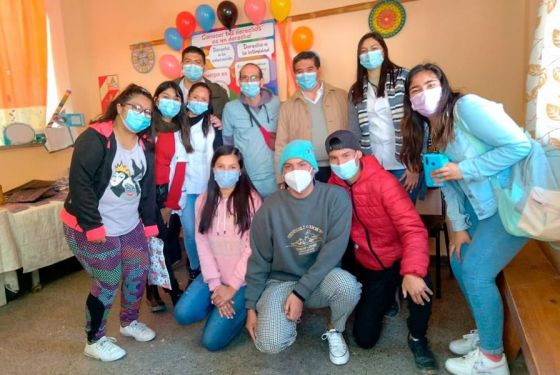 En El Bordo se habilitó un espacio de promoción de salud para adolescentes