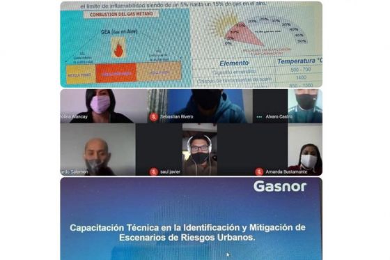 Profesionales de Defensa Civil participaron de una formación técnica sobre escenarios de riesgos urbanos