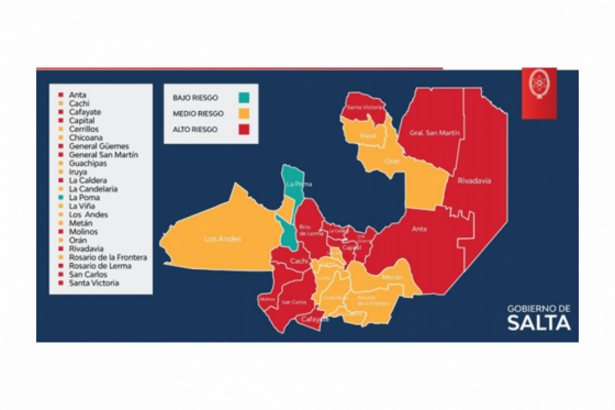 En la provincia son 12 los departamentos con alto riesgo sanitario