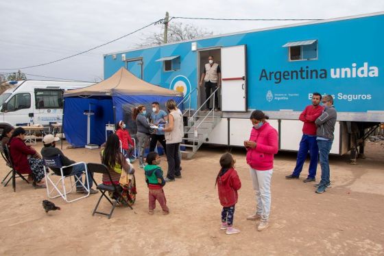 El puesto móvil sanitario asistió a más de 400 personas en el departamento Rivadavia