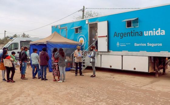 En el departamento San Martín más de 200 personas fueron asistidas en el puesto sanitario móvil