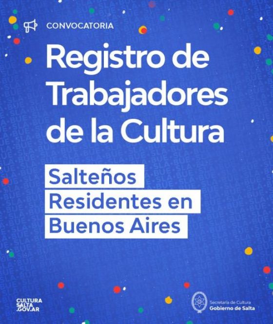 Abren convocatoria para el Registro de Trabajadores de la Cultura residentes en Buenos Aires