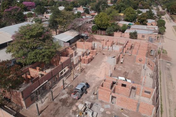 La Provincia construye un nuevo edificio de nivel inicial en la escuela 12 de Octubre de Tartagal