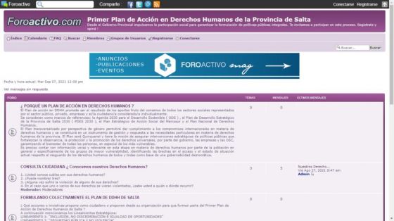 Foro Ciudadano: convocan a la comunidad a participar en la construcción del Plan de Derechos Humanos de Salta