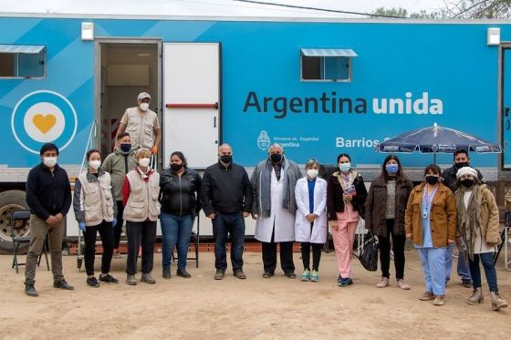 Más de 1400 personas fueron atendidas en el puesto sanitario móvil