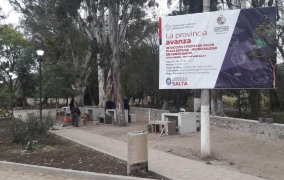 Puesta en valor y refacción de la plaza de Betania