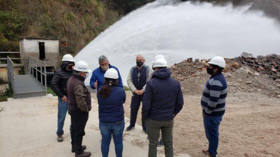 Verificaron el avance de la obra de la Planta Potabilizadora Campo Alegre