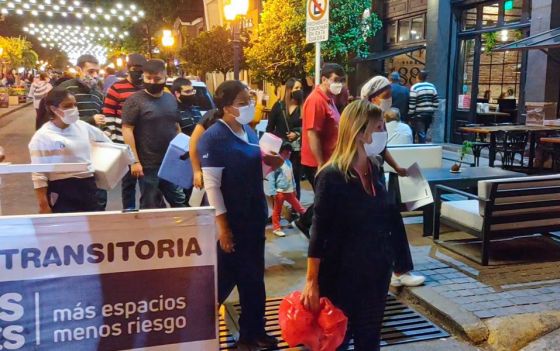 Más de 500 salteños fueron vacunados contra COVID-19 en el Paseo Balcarce