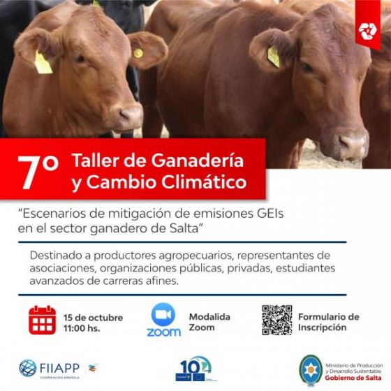 Se realizará el séptimo Taller de Ganadería y Cambio Climático