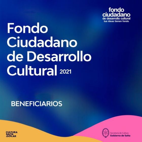 Ya se conocen los beneficiarios del Fondo Ciudadano de Desarrollo Cultural