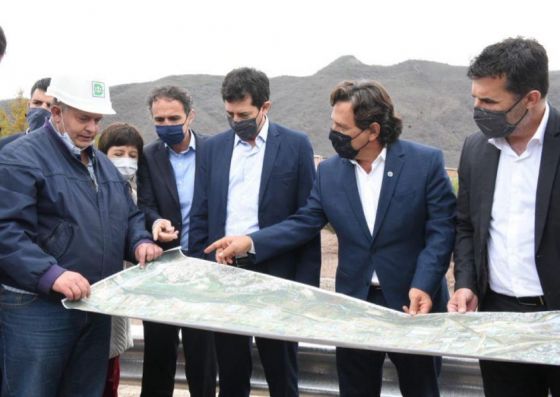 Sáenz, Katopodis y De Pedro verificaron las obras hídricas en el Parque Industrial de Salta