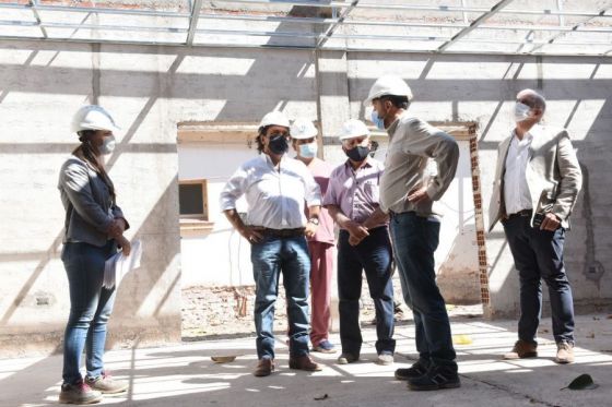 En Joaquín V. González, el gobernador Sáenz supervisó las obras públicas en ejecución