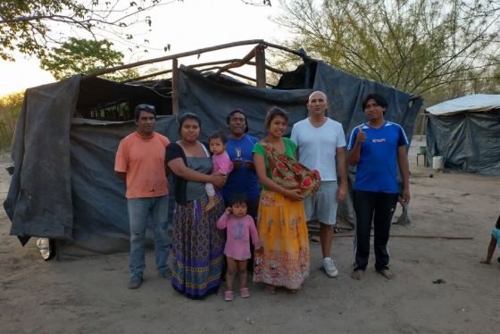 El secretario delegado de Asuntos Indígenas recorrió huertas en el norte provincial