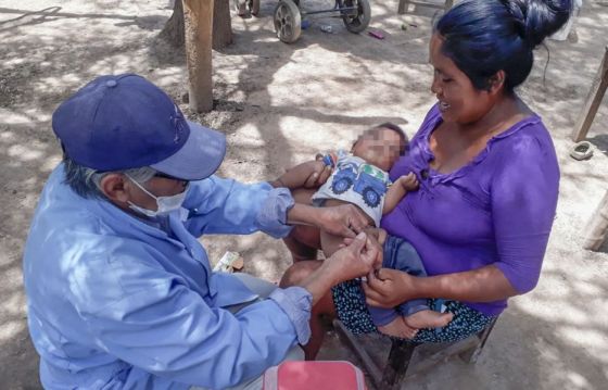 Continúa el barrido sanitario en 15 comunidades originarias de los departamentos Orán y Rivadavia