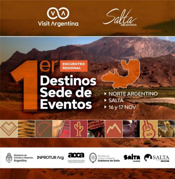 Salta será sede del 1er Encuentro Regional de Destinos Sede de Eventos del Norte Argentino