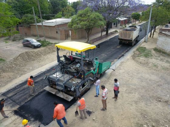 En municipios de Orán y San Martín se pavimentaron y repavimentaron 40 cuadras