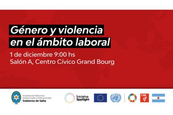 Se realizará un taller sobre “Género y Violencias en el ámbito laboral”