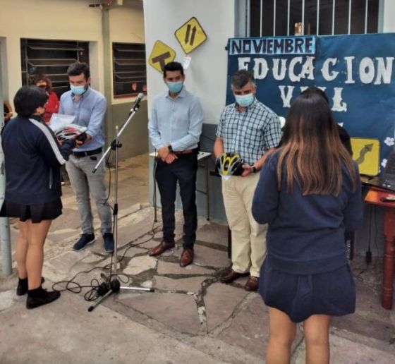 Destacaron al Instituto Cooperativo 14 de Abril por su compromiso con la Seguridad Vial