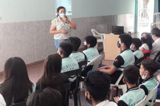 Niños de la escuela Joaquín Castellanos aprendieron sobre los perjuicios que causan las adicciones