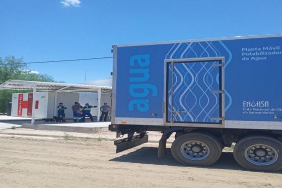 Una planta potabilizadora se instaló en el centro sanitario de Misión La Paz