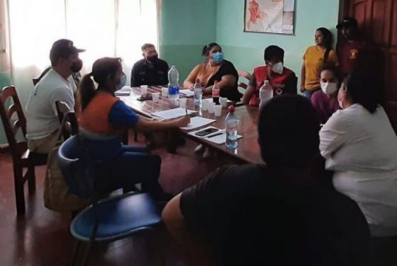 Trabajo multidisciplinario para fortalecer la gestión de riesgos ante emergencias en Santa Victoria Este