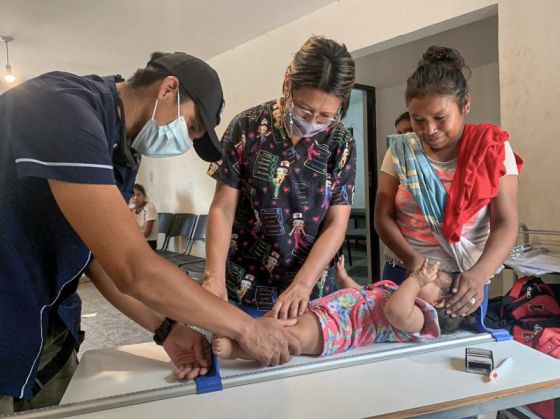 Asistencia sanitaria en comunidades dispersas de Santa Victoria Este