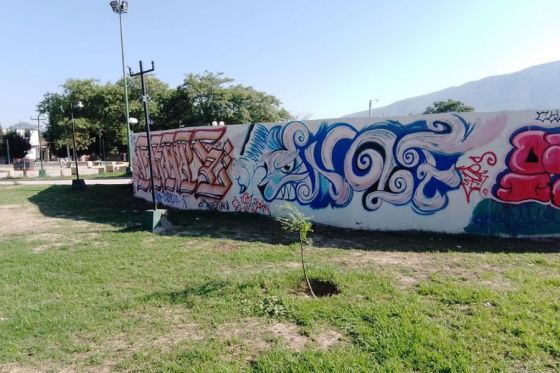 Creación colectiva de murales en el Parque de la Familia