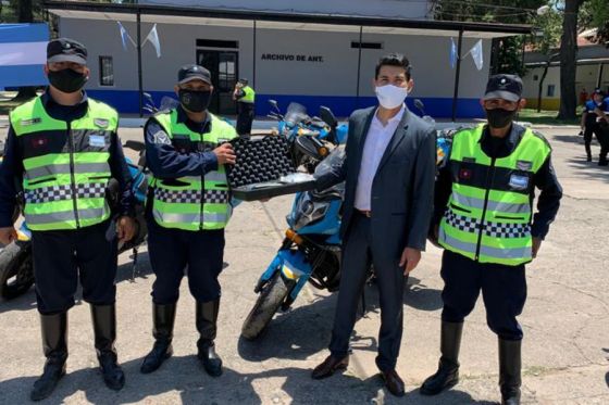 La Provincia incorporó motos para intensificar el trabajo preventivo vial