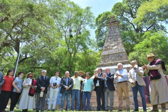 Comienza a materializarse el Monumento del Paso a la Inmortalidad del General Güemes en La Horqueta